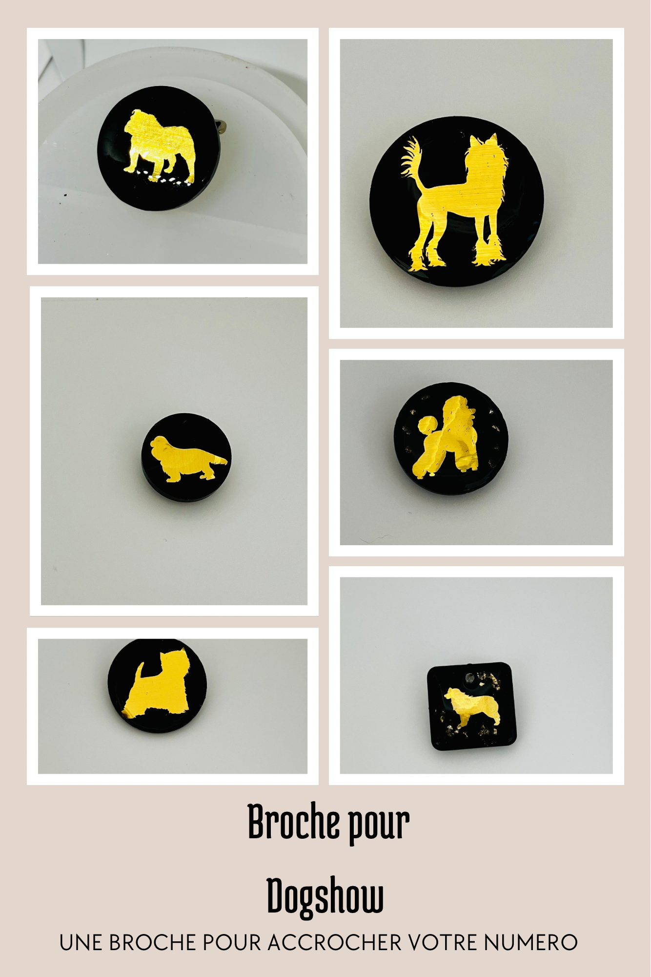 Broche pour Dogshow