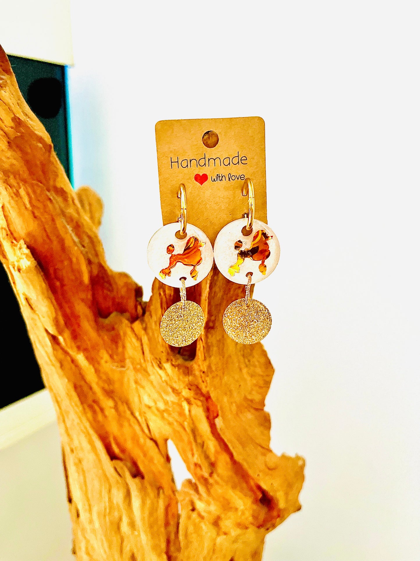 Ensemble Boucle d’oreilles et Bague pour les Amoureux du Caniche